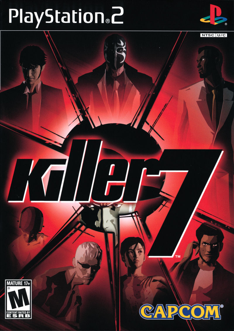 Front cover of Killer7 for PlayStation 2