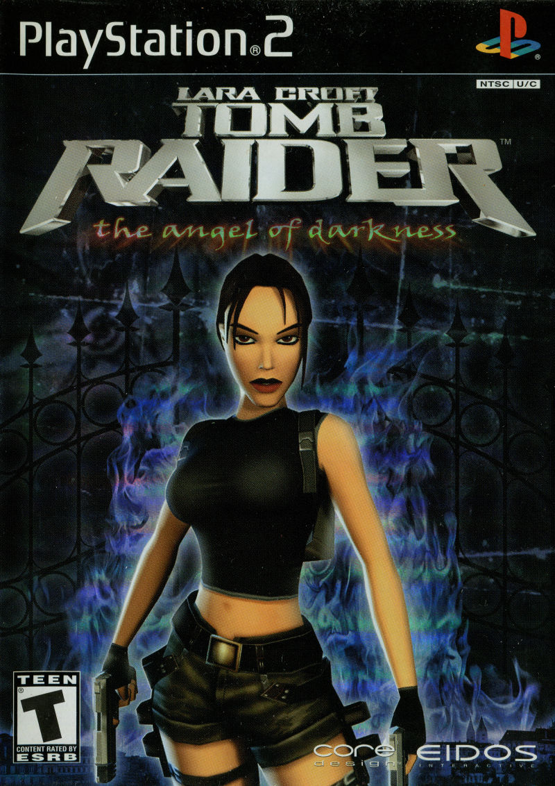 Front cover of Lara Croft: Tomb Raider - The Angel of Darkness for PlayStation 2