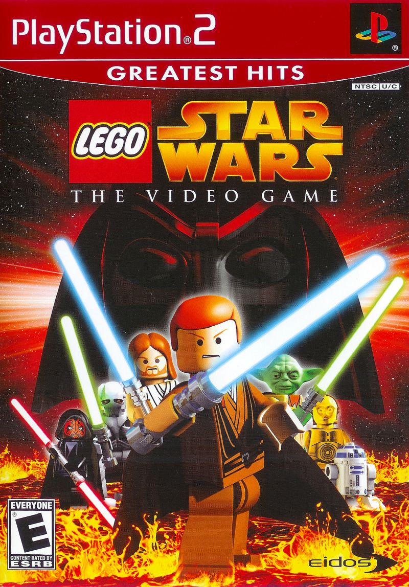 Front cover of LEGO Star Wars: The Video Game for PlayStation 2