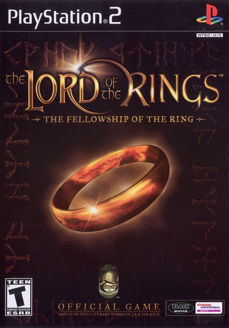 Front cover of The Lord of the Rings: The Fellowship of the Ring for PlayStation 2