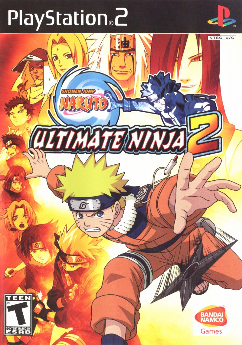 Front cover of Naruto: Ultimate Ninja 2 for PlayStation 2