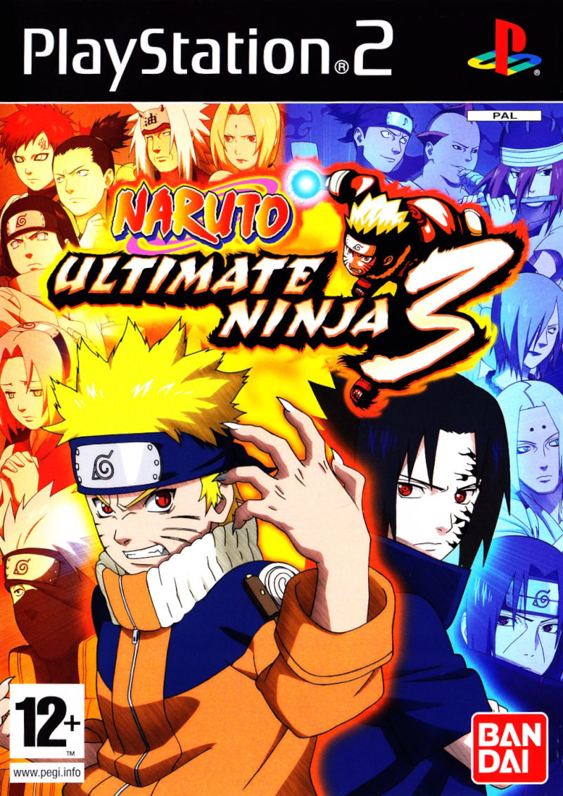 Front cover of Naruto: Ultimate Ninja 3 for PlayStation 2