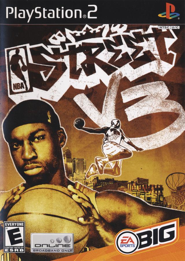 Front cover of NBA Street V3 for PlayStation 2