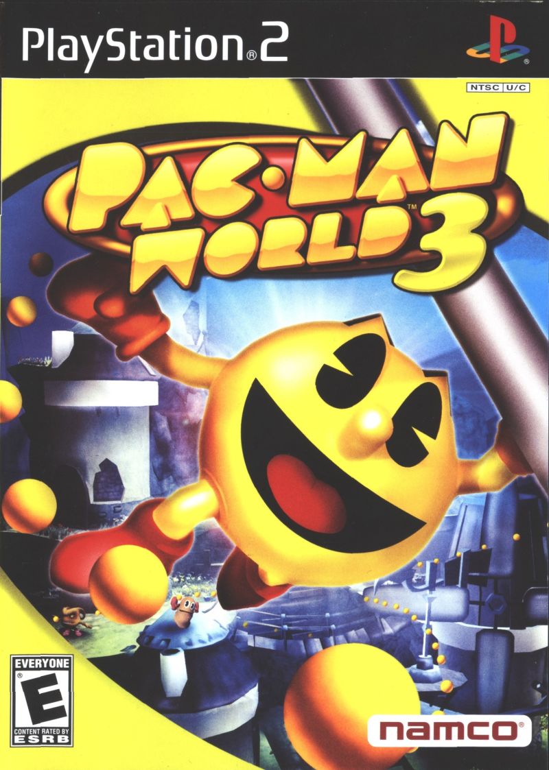 Front cover of Pac-Man World 3 for PlayStation 2