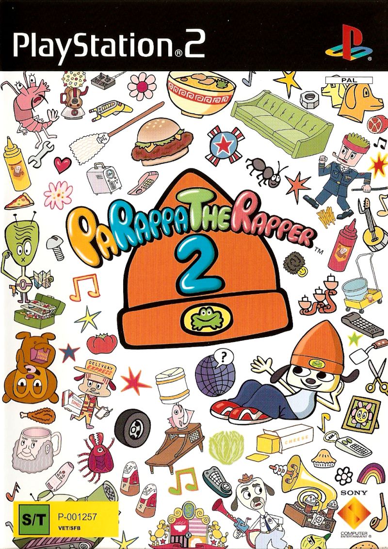 Front cover of PaRappa the Rapper 2 for PlayStation 2