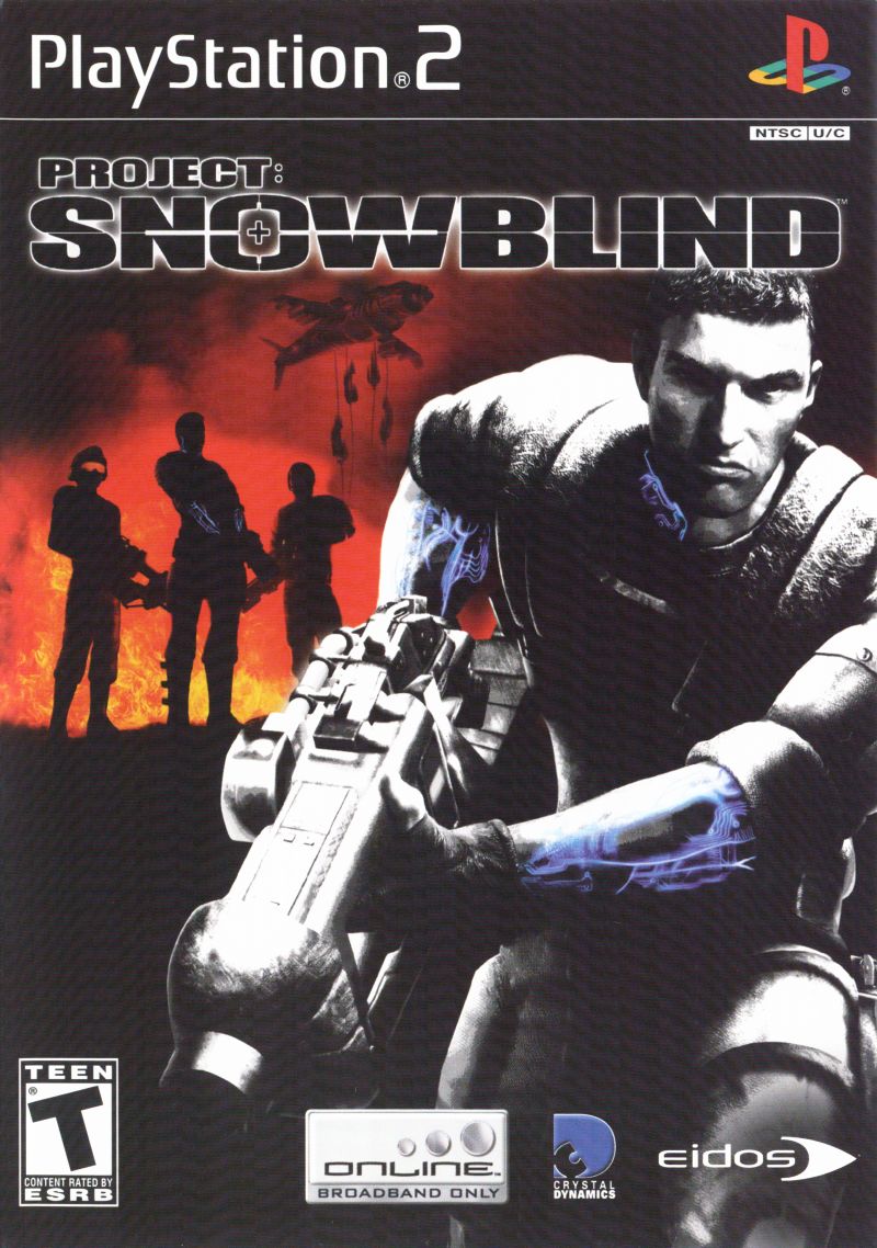 Front cover of Project: Snowblind for PlayStation 2