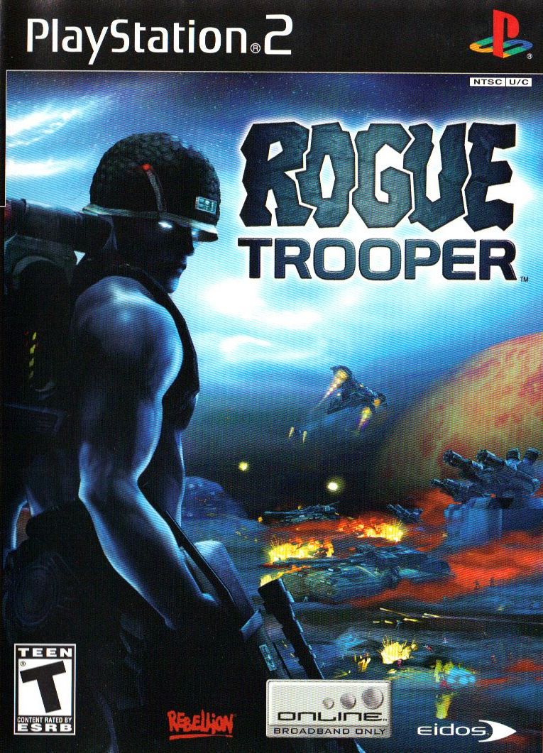 Front cover of Rogue Trooper for PlayStation 2