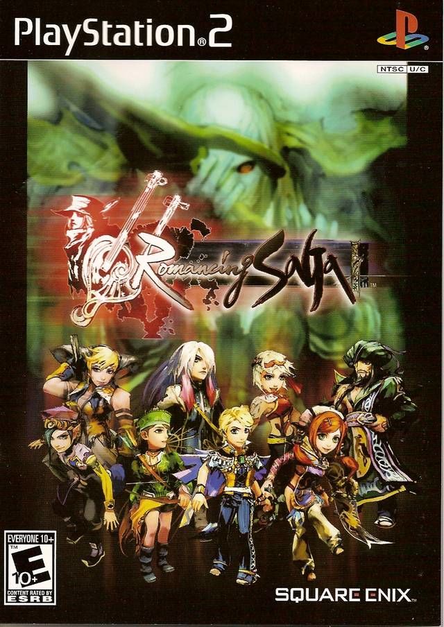 Front cover of Romancing SaGa for PlayStation 2