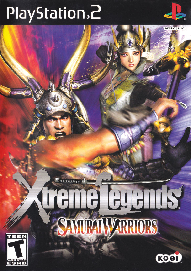 Front cover of Samurai Warriors: Xtreme Legends for PlayStation 2