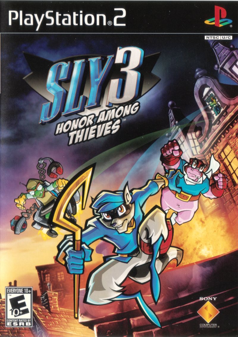 Front cover of Sly 3: Honor Among Thieves for PlayStation 2