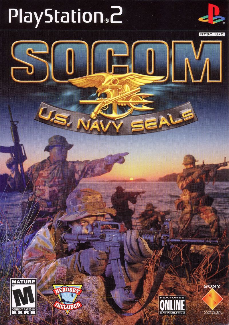 Front cover of SOCOM: U.S. Navy SEALs for PlayStation 2