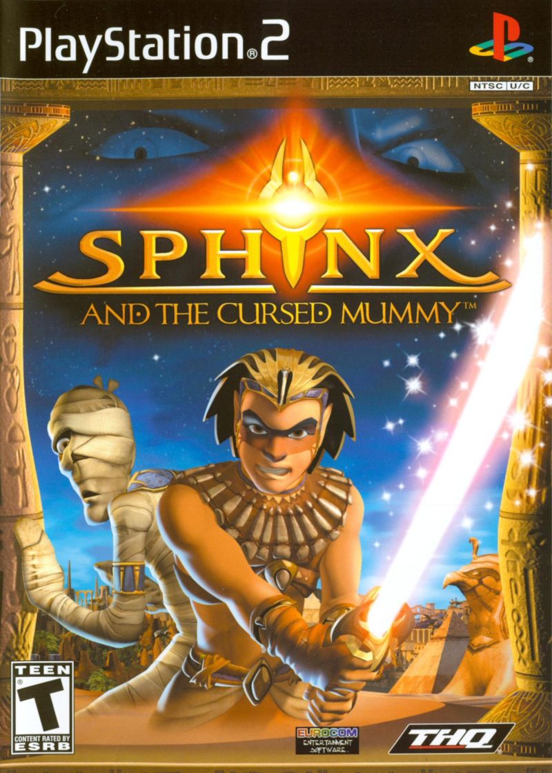 Front cover of Sphinx and the Cursed Mummy for PlayStation 2