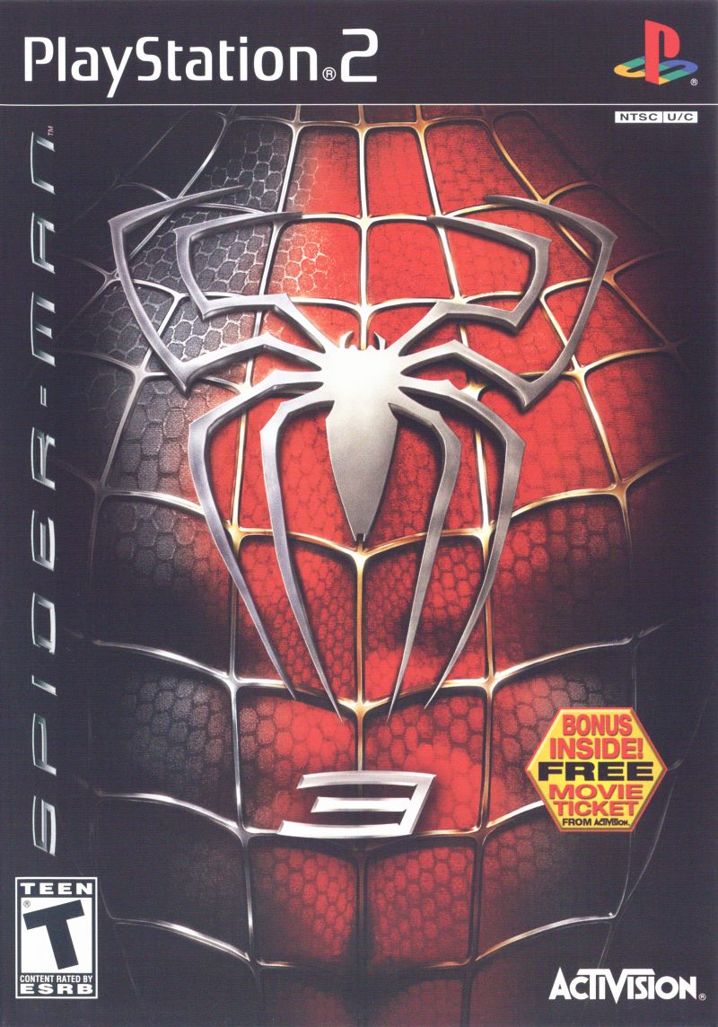 Front cover of Spider-Man 3 for PlayStation 2