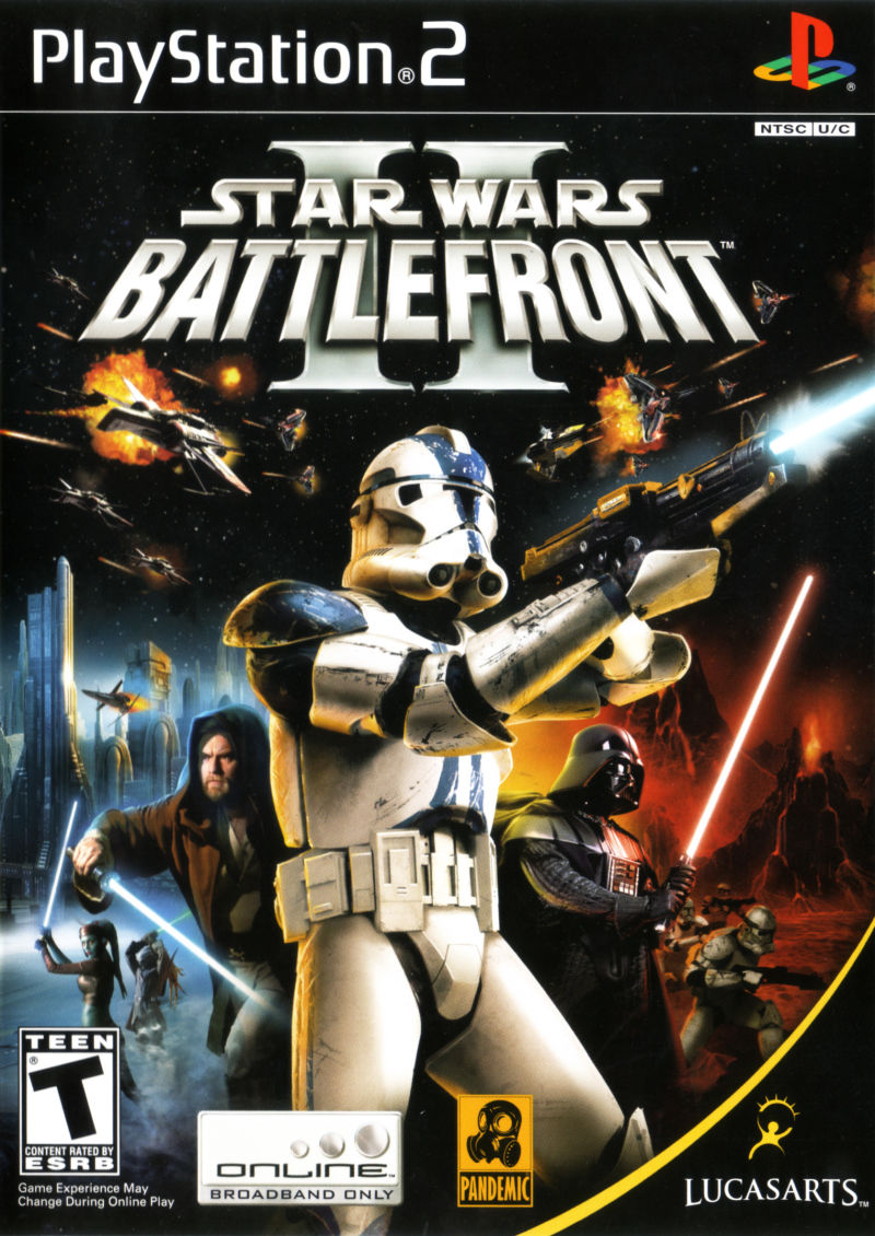 Front cover of Star Wars: Battlefront II for PlayStation 2