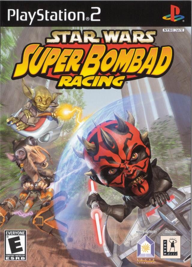 Front cover of Star Wars: Super Bombad Racing for PlayStation 2