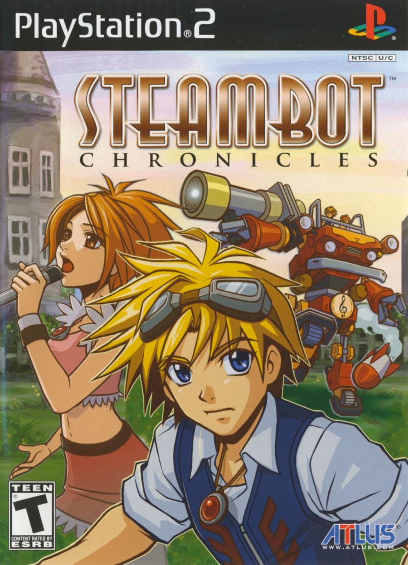 Front cover of Steambot Chronicles for PlayStation 2