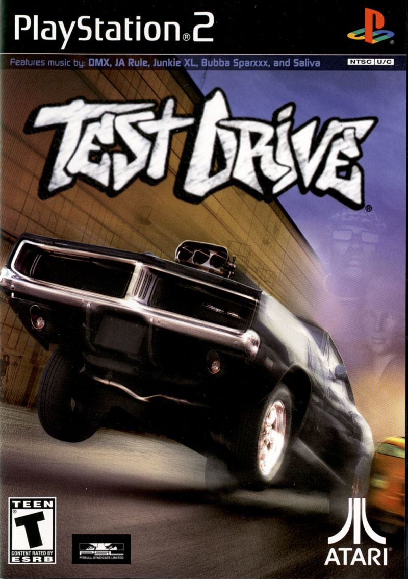 Front cover of Test Drive for PlayStation 2