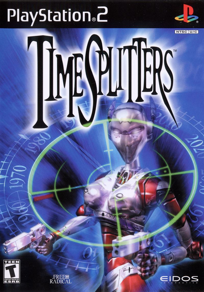 Front cover of TimeSplitters for PlayStation 2