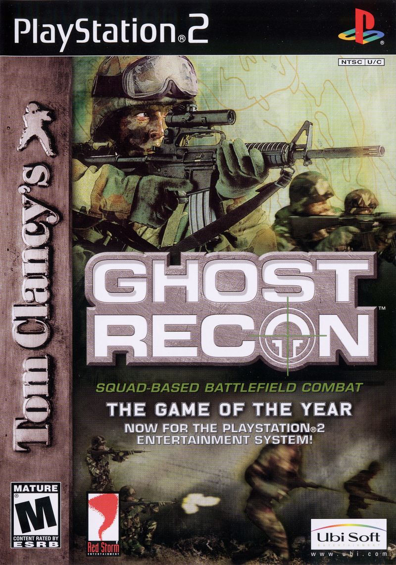 Front cover of Tom Clancy's Ghost Recon for PlayStation 2