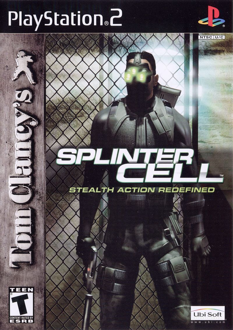 Front cover of Tom Clancy's Splinter Cell for PlayStation 2