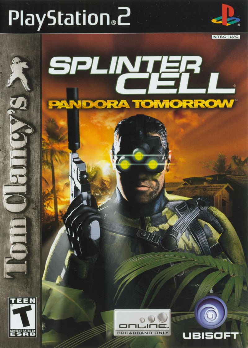 Front cover of Tom Clancy's Splinter Cell: Pandora Tomorrow for PlayStation 2