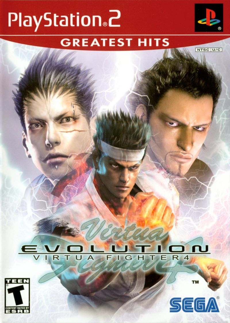 Front cover of Virtua Fighter 4: Evolution for PlayStation 2