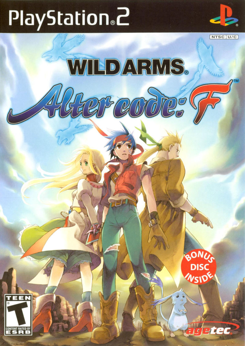 Front cover of Wild Arms Alter Code: F for PlayStation 2