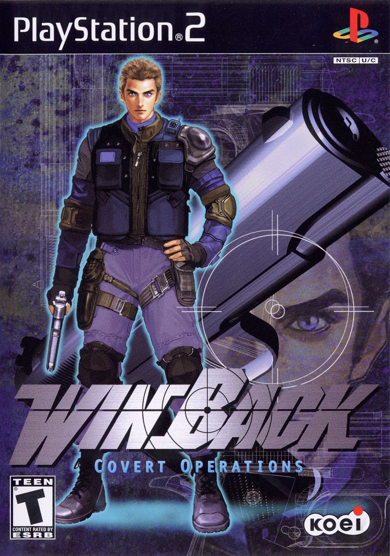 Front cover of WinBack: Covert Operations for PlayStation 2