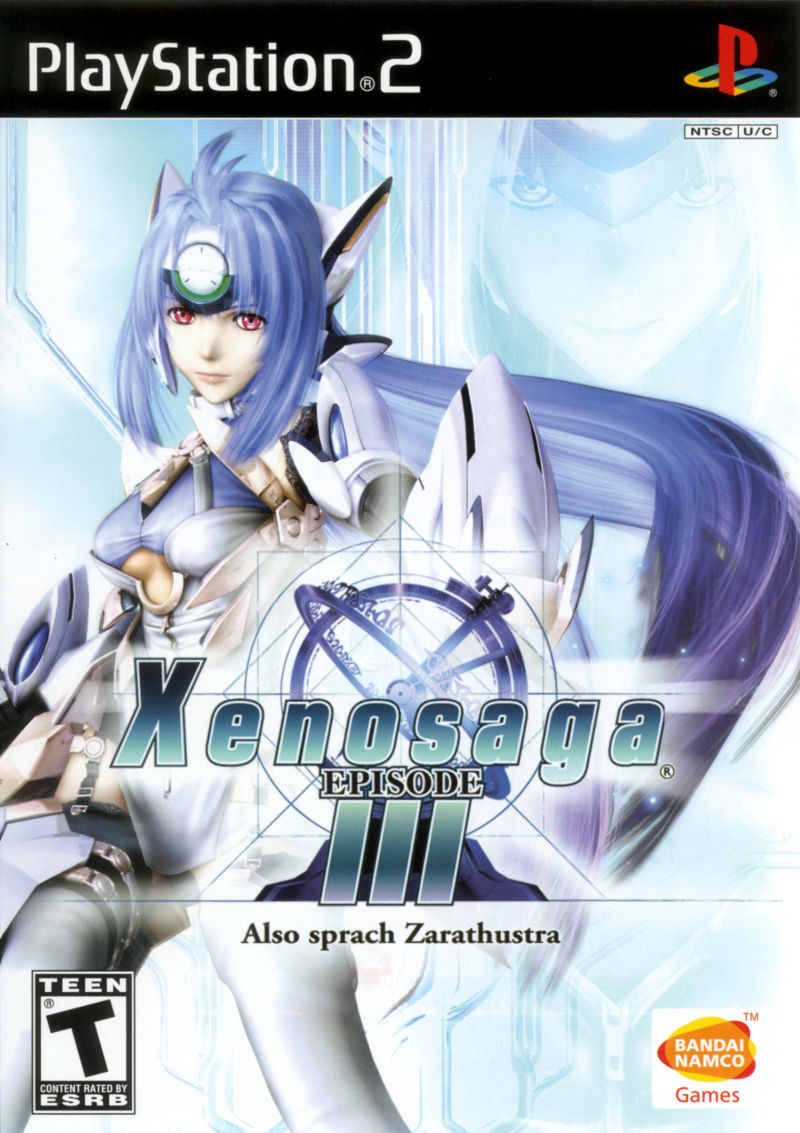 Front cover of Xenosaga: Episode III - Also Sprach Zarathustra for PlayStation 2