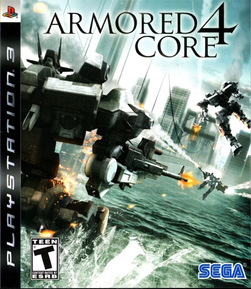 Front cover of Armored Core 4 for PlayStation 3