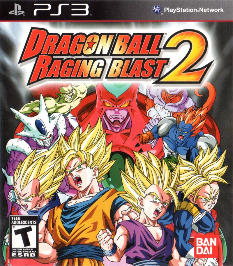 Front cover of Dragon Ball: Raging Blast 2 for PlayStation 3