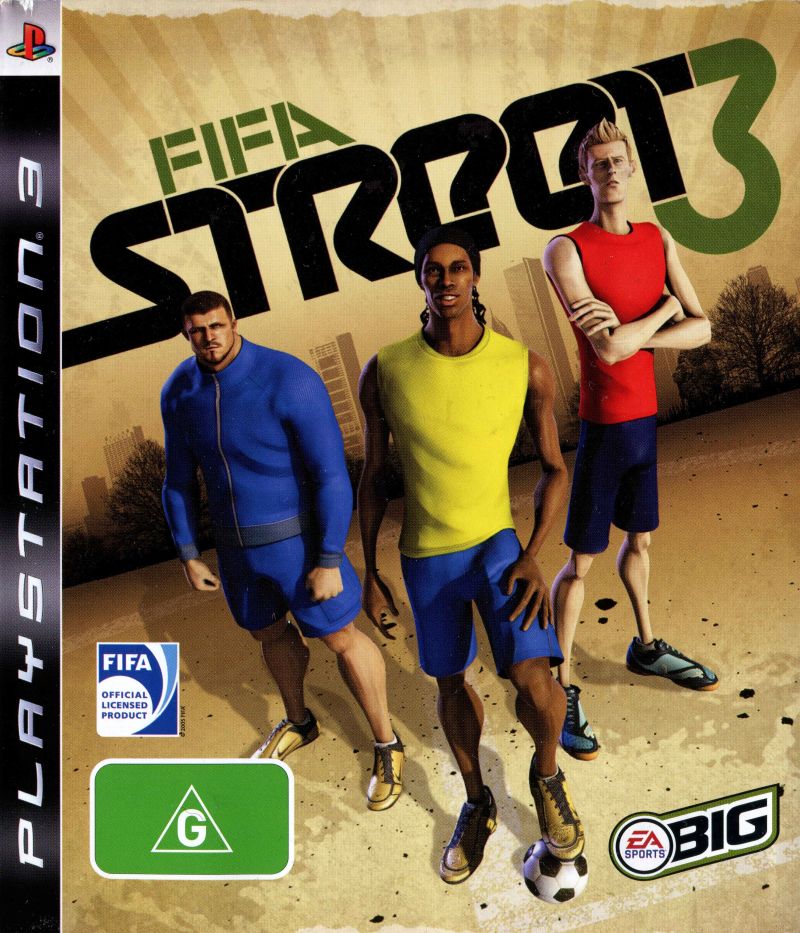 Front cover of FIFA Street 3 for PlayStation 3