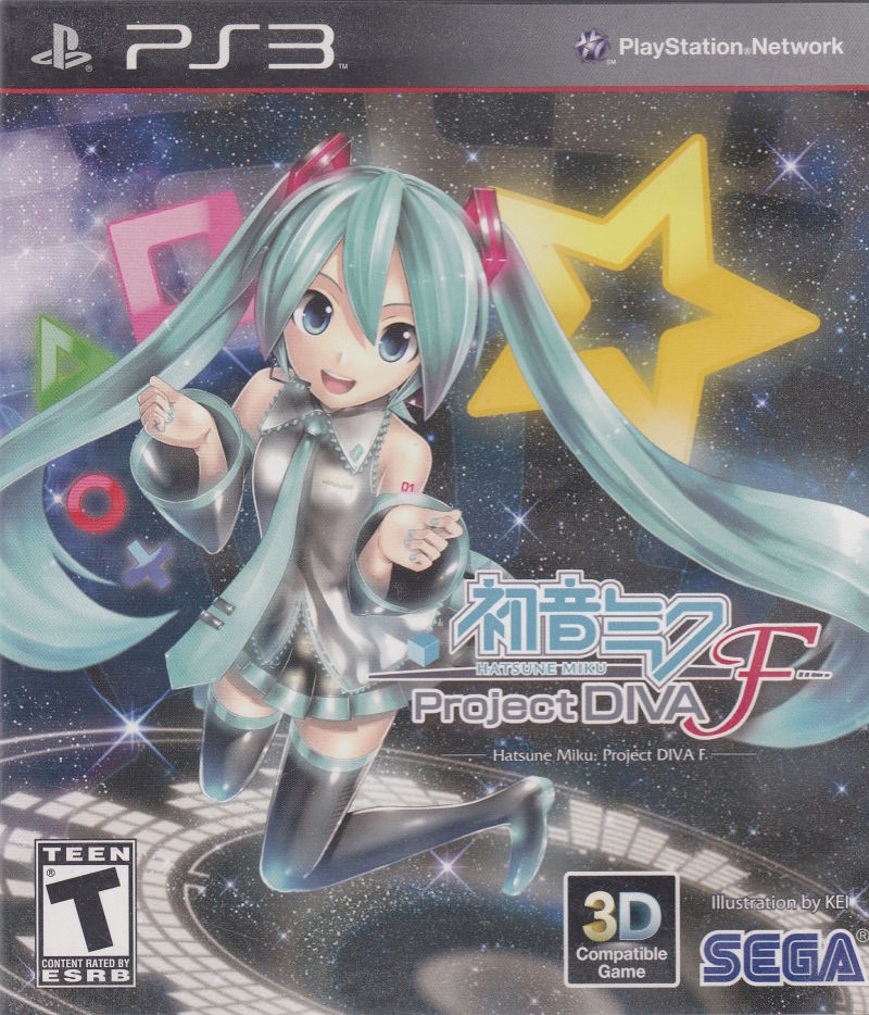 Front cover of Hatsune Miku: Project DIVA F for PlayStation 3