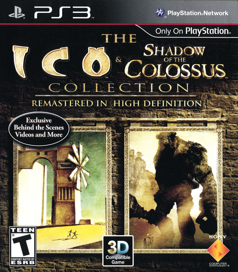 Front cover of The ICO & Shadow of the Colossus Collection for PlayStation 3