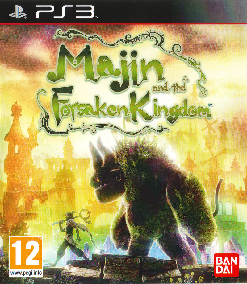 Front cover of Majin and the Forsaken Kingdom for PlayStation 3