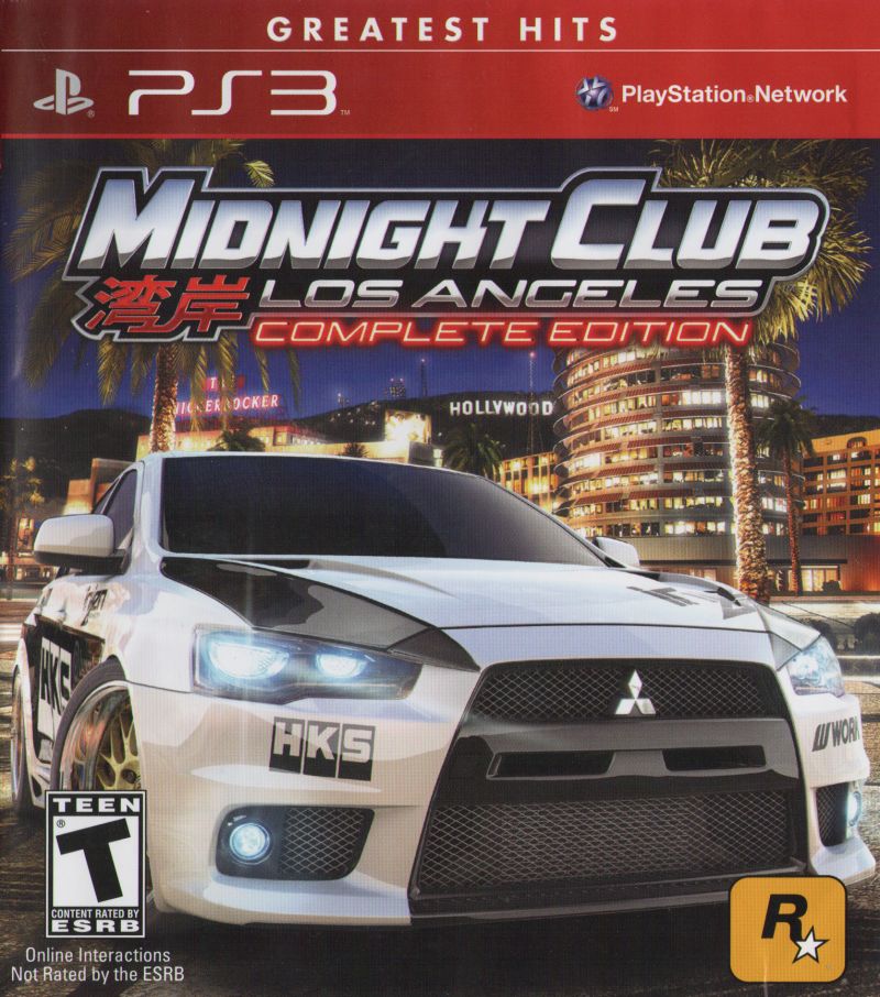 Front cover of Midnight Club: Los Angeles - Complete Edition for PlayStation 3