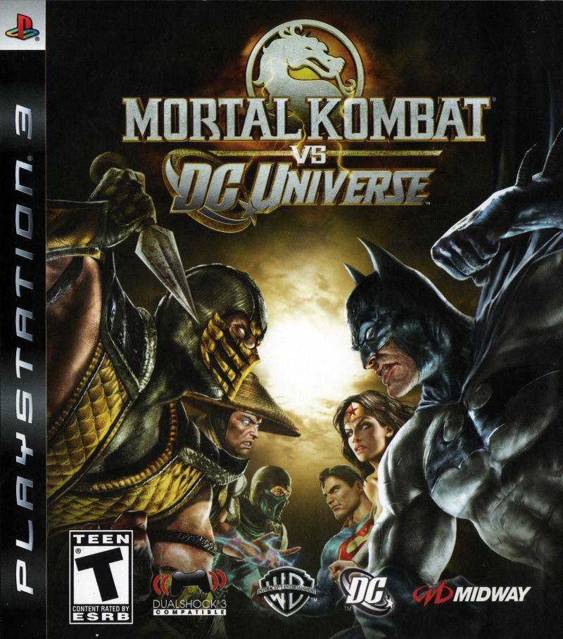 Front cover of Mortal Kombat vs. DC Universe for PlayStation 3