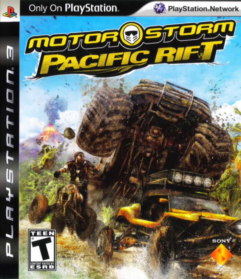 Front cover of MotorStorm: Pacific Rift for PlayStation 3