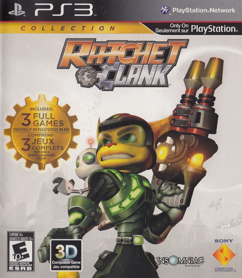 Front cover of Ratchet & Clank Collection for PlayStation 3