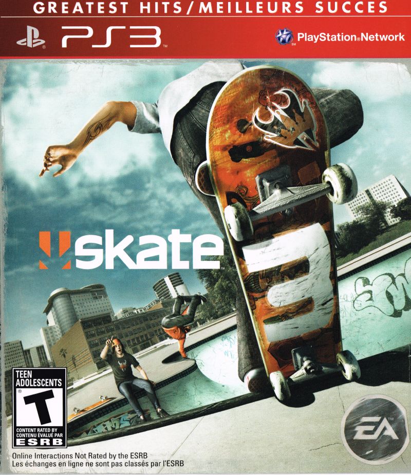 Front cover of skate 3 for PlayStation 3