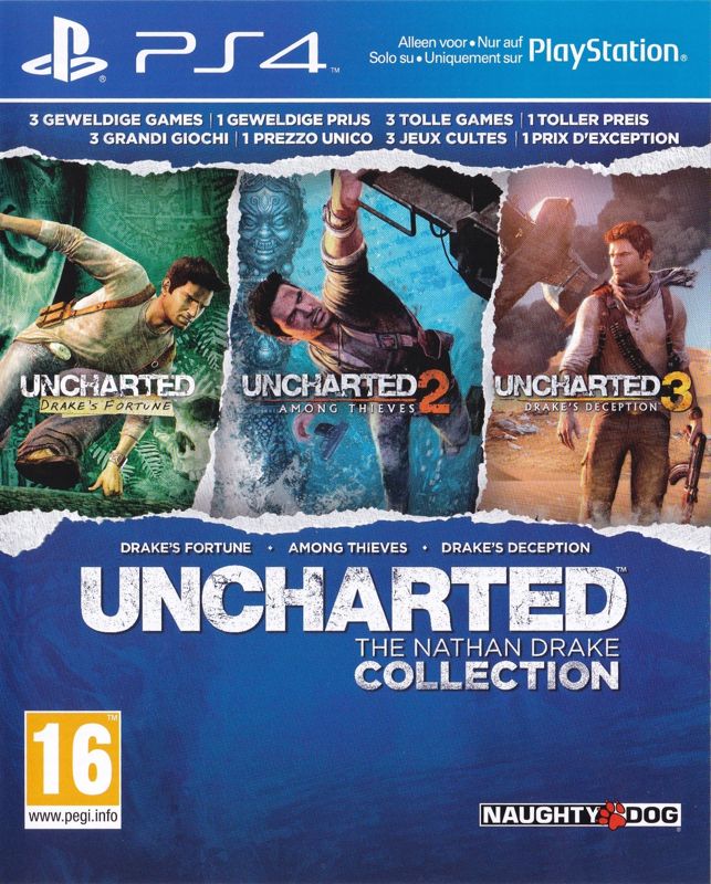 Front cover of Uncharted: The Nathan Drake Collection for PlayStation 4