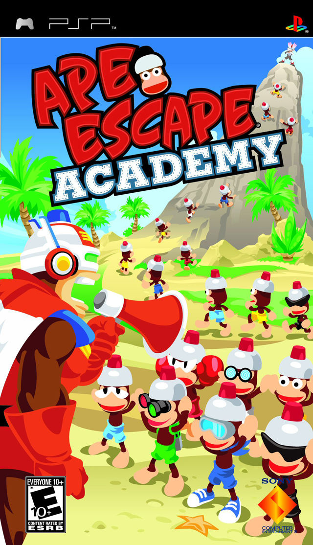 Front cover of Ape Escape Academy for PlayStation Portable