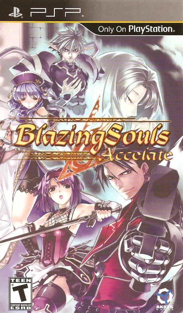 Front cover of Blazing Souls for PlayStation Portable