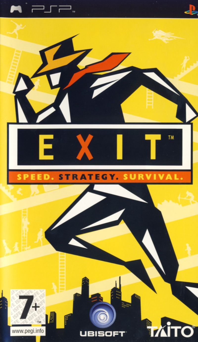 Front cover of Exit for PlayStation Portable