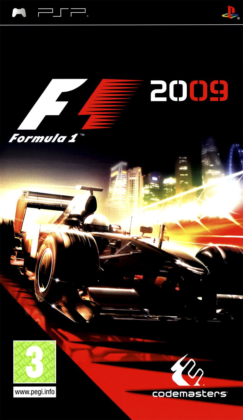 Front cover of F1 2009 for PlayStation Portable