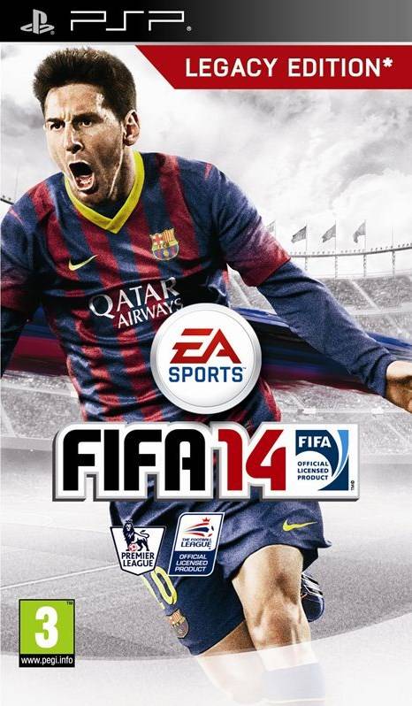 Front cover of FIFA 14 for PlayStation Portable