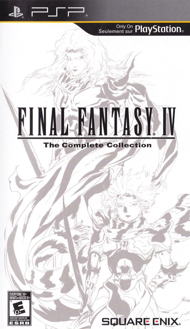 Front cover of Final Fantasy IV: The Complete Collection for PlayStation Portable