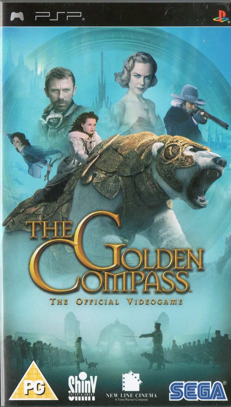 Front cover of The Golden Compass for PlayStation Portable