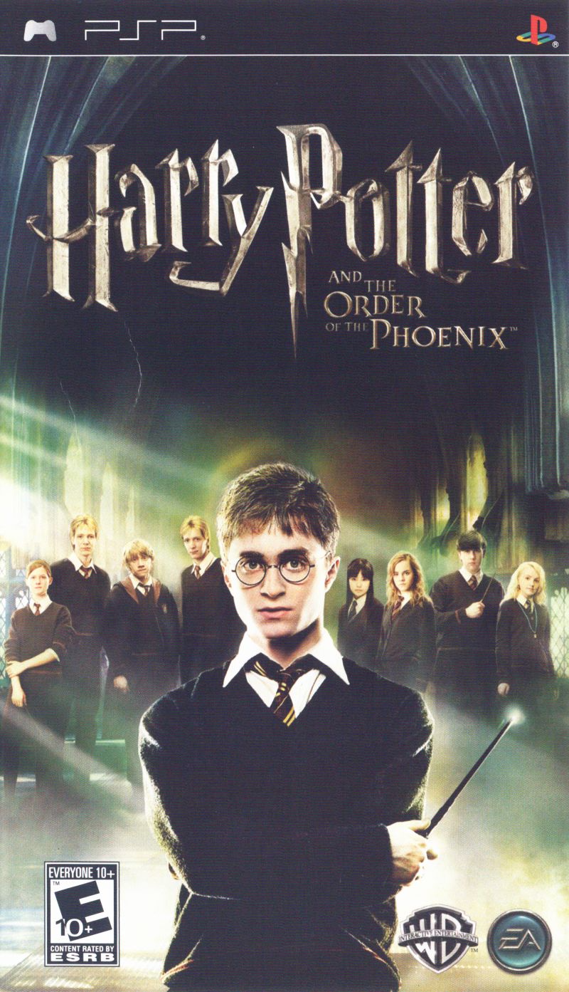 Front cover of Harry Potter and the Order of the Phoenix for PlayStation Portable