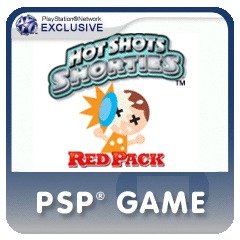 Front cover of Hot Shots Shorties: Red for PlayStation Portable